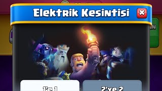 YENİ ELEKTRİK KESİNTİSİ MODU CLASH ROYALE [upl. by Aiyekal]