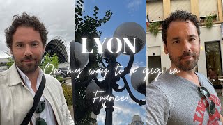 Lyon Travel Vlog  On my way to a gig in France [upl. by Eeldarb]