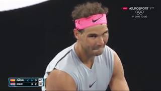 Nadal vs Cilic  Australian Open 2018 QF EXTENDED Highlights HQ [upl. by Oneal449]