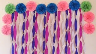 Handmade DIY Decoration Idea for Party  Easy Paper Crafts [upl. by Nivrek964]