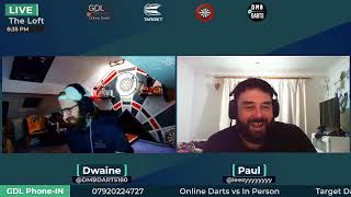 Live darts chat  GDL Phone In  GDL Online Darts [upl. by Chen]