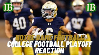 Notre Dame Moves Up In The College Football Playoff Rankings [upl. by Masha]