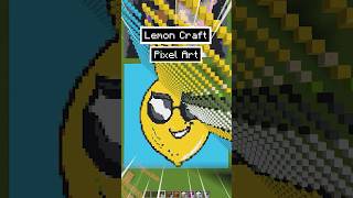 Minecraft Satisfying Lemon Craft Pixel Sand Art Fall shorts minecraft asmr [upl. by Sarson]