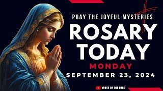 HOLY ROSARY MONDAY ❤️ Rosary Today  September 23 ❤️ Joyful Mysteries [upl. by Eckel612]