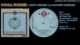 Donna Summer  Loves Unkind Single Edit [upl. by Deanne388]