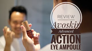 Review  Avoskin Advanced Action Eye Ampoule [upl. by Anizor]