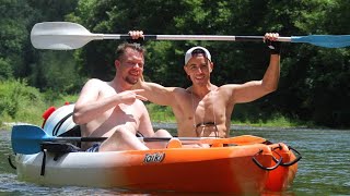 DANGER DE MORT 💀 TU TOMBES TU MEURS  20 KM DE KAYAK 🛶 [upl. by Airot]