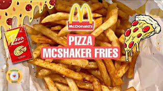 McDonald’s Singapore Pizza Mcshaker Fries Review Taste Test [upl. by Rodgiva]