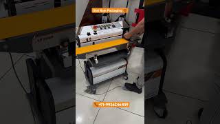 Vacuum Packing Band Sealer Machine With Nitrogen Flushing LF1080 [upl. by Pleasant]