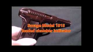 Savage vintage pistol chamber indicator [upl. by Lanor]