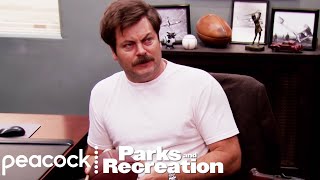 Ron Swansons Birthday Surprise  Parks and Recreation [upl. by Trenton424]