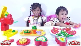 Membuat Play Doh dari Tepung 💖 MAINAN ANAK PEREMPUAN 💖Lets Play Jessica Jenica 💖 [upl. by Aldarcie662]