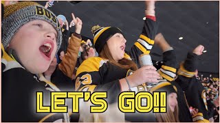 BRUINS WIN Little Mans 1st gameTrip to Boston Vloggity Vlog [upl. by Agace]