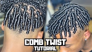 Comb twistFinger Coils For Men Tutorial  PrettyBoyFloyd 🌹 [upl. by Nnailuj]