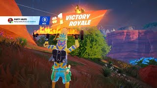 NEW ISLAND ADVENTURE PEELY SKIN IN FORTNITE PS5  A VICTORY ROYALE WIN SOLO [upl. by Hesoj728]