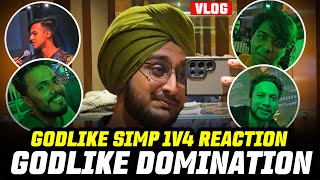 GODLIKE NE AAG LAGA DIYA  BMPS LAN VLOG  GODL DOMINATION SIMP 1V4 [upl. by Akitnahs]