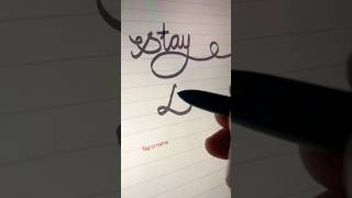 Beautiful cursive writing learning howto calligraphy shorts [upl. by Sension]