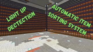 Light Up Sorting System Minecraft 1 20 [upl. by Llehsor178]