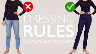 Dressing Rules EVERYONE Should Learn Once And For ALL [upl. by Katherine]