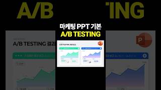 마케팅 PPT의 기본 AB TESTING ppt 마케팅 보고서 [upl. by Llig]