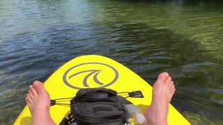 Paddle boarding Llyn gwynant campsite ⛺️ [upl. by Neeliak]