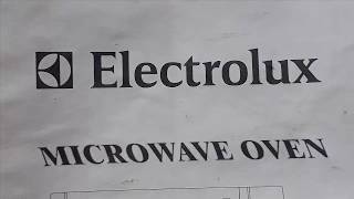 Electrolux Microwave Oven Introduction SEM32H2SGowner review [upl. by Cherin]