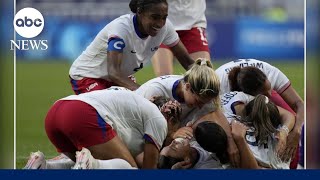 US women’s national soccer team aims for gold against Brazil [upl. by Follmer]