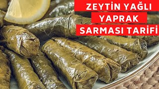 ZEYTİNYAĞLI YAPRAK SARMASI TARİFİ  BÖYLESİNİ DENEMEDİNİZ [upl. by Volin]