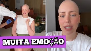 Fabiana Justus toma PRIMEIRAS VACINAS após transplante de medula óssea 🤩 [upl. by Yrtsed]