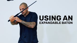 How To Use An Expandable Baton For Police And Law Enforcement [upl. by Alyahs]