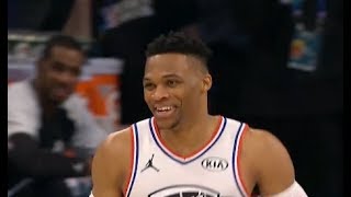 Russell Westbrook AllStar Game 2019 Highlights  17 Pts 170219 [upl. by Nosredneh767]