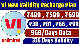 Vi ka new Sabse Saste Validity Recharge Plan 2024  9GB Days Data  Unlimited Data 336 Days Validity [upl. by Grussing741]