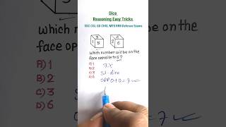 Dice 🎲 रीज़निंग  Missing Number Reasoning Tricks for SSC CGL CHSL MTS CRPF RRB [upl. by Astrid]