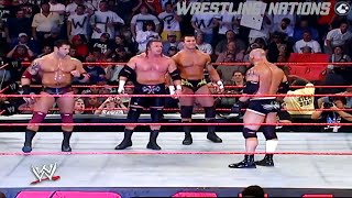 Goldberg vs Triple hBatista and Randy Orton 3 on 1 Match [upl. by Lydia]