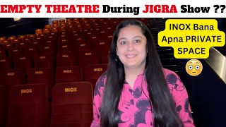 JIGRA Movie Review  Empty Theatre PVR INOX Gurgaon [upl. by Godderd]