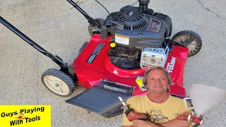 Briggs and Stratton 300e wont prime runs with starter fluid  Easy fix [upl. by Voss489]