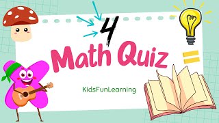 Easiest Math Quiz 4 forkids Multiplication [upl. by Akimal]