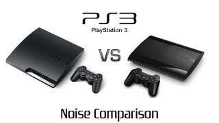 PlayStation 3 Slim vs PlayStation 3 Super Slim  Noise Comparison [upl. by Eentruok5]