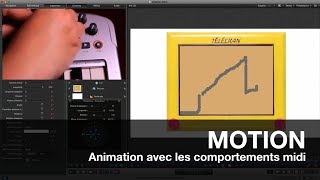 MOTION 5 Animation avec les contrôles Midi [upl. by Attolrac65]