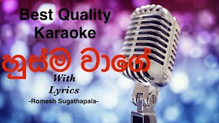 Husma Wage Lagama Mage Karaoke  Romesh Sugathapala with Flashback sinhalakaraoke sinhalakaroke [upl. by Branen]