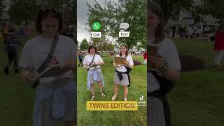 This OR That  Twins Edition Live from Twins Days Festival in Twinsburg Ohio twins thisorthat [upl. by Ellohcin]