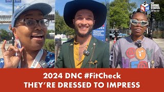 DNC FitCheck – See the wild outfits people are wearing to the Democratic National Convention [upl. by Jade]