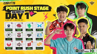 HI FFWS Global Finals 2024  Point Rush Stage Day 1 [upl. by Guod]