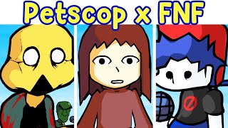 Friday Night Funkin VS Petscop FULL GAME All Secret Songs FNF ModFunkscop [upl. by Merrili]