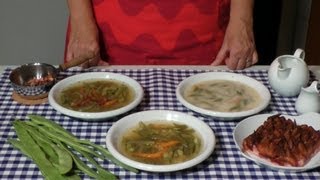 Grüne Bohnen Suppe Biebelschesbohnesupp [upl. by Yhtomiht]