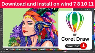 How to Download and install CorelDraw in windows 10  CorelDraw Download and install kaise kare [upl. by Doty]