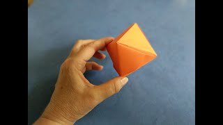 Как сделать октаэдр из бумаги оригами  How to make Octahedron origami [upl. by Mauceri]