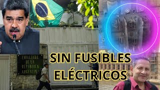 TENSIÓN CONTINÚA SE ROBARON FUSIBLES ELÉCTRICOS EMBAJADA ARGENTINA EN CARACASARGENTINA ALERTA [upl. by Pisano95]