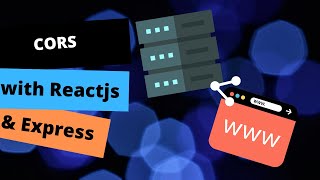 Express NodeJS  React  How to handle CORS in Express [upl. by Liakim128]