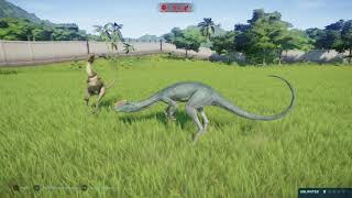 Proceratosaurus vs Troodon Jurassic World Evolution [upl. by Aneris454]